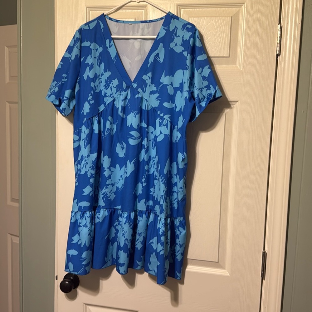 Blue dress